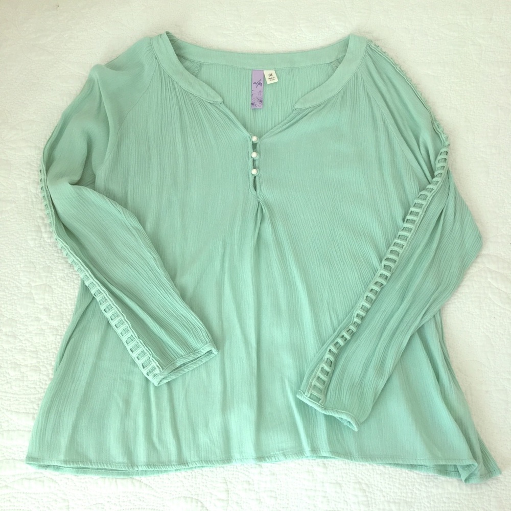 Mint green FRANCESCAS blouse